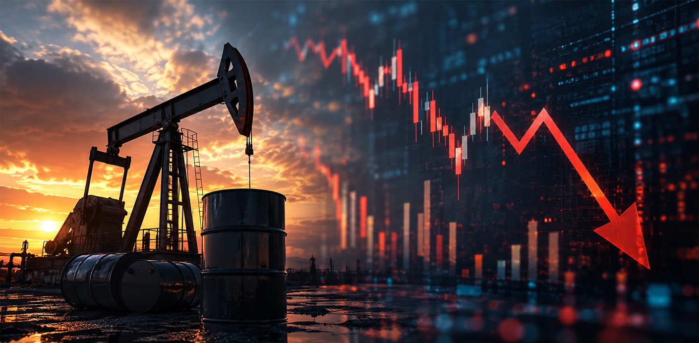 Café da Manhã Petróleo em queda